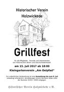 Einladung zum Grillfest 2017