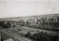 Lokschuppen und Drehscheibe vor 1910